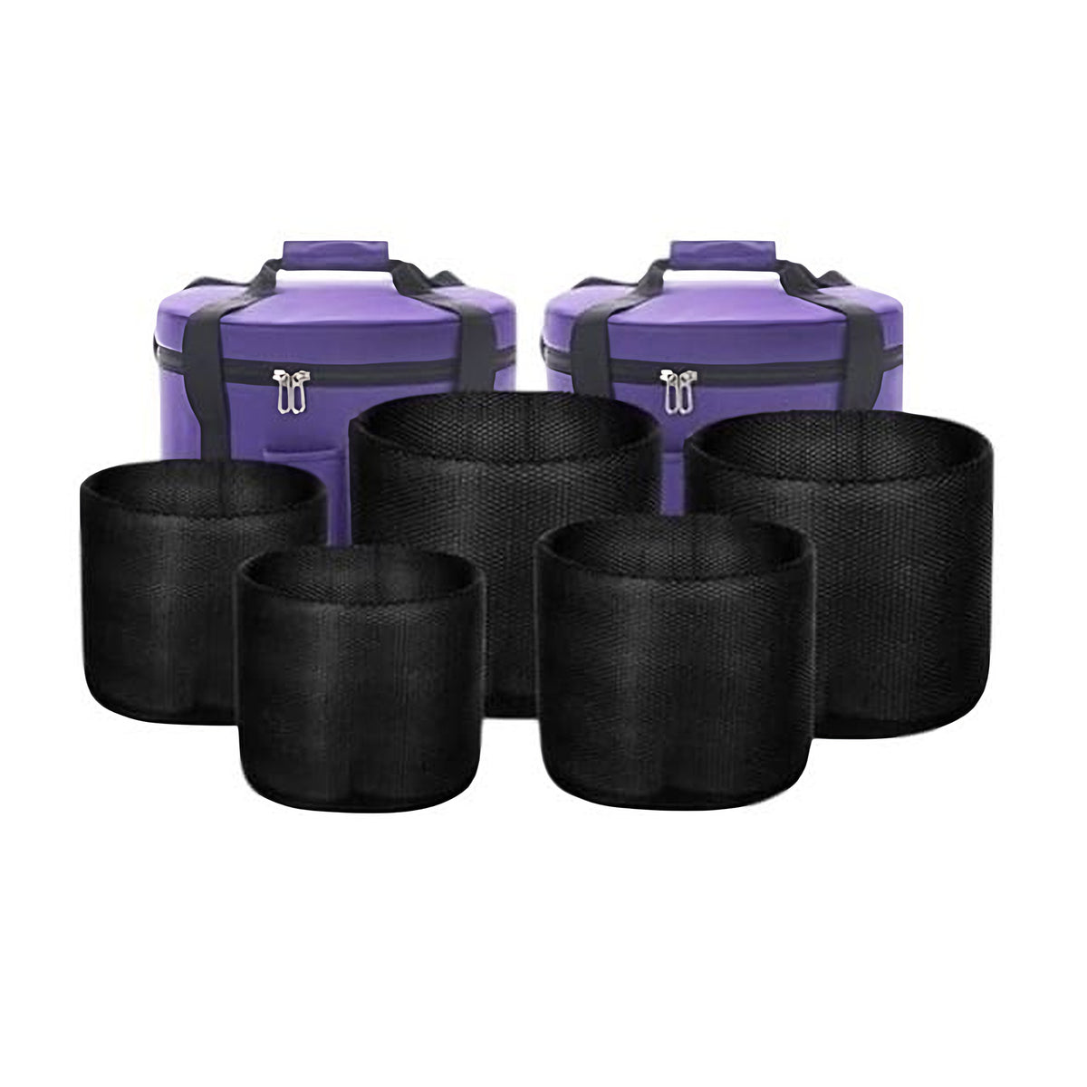 Premium crystal bowl case set