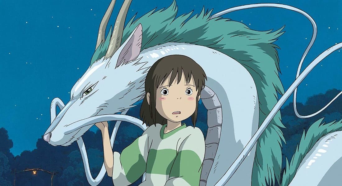 Chihiro with the dragon