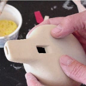 Finished ocarina whistle