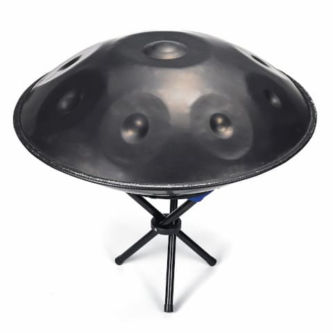 Handpan tripod with instrument
