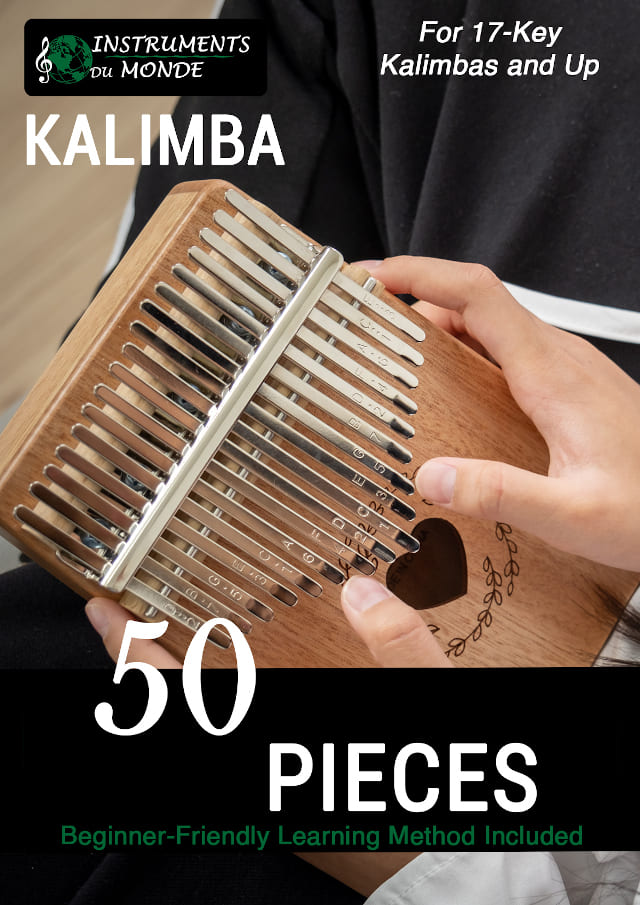 Kalimba sheet music book cover