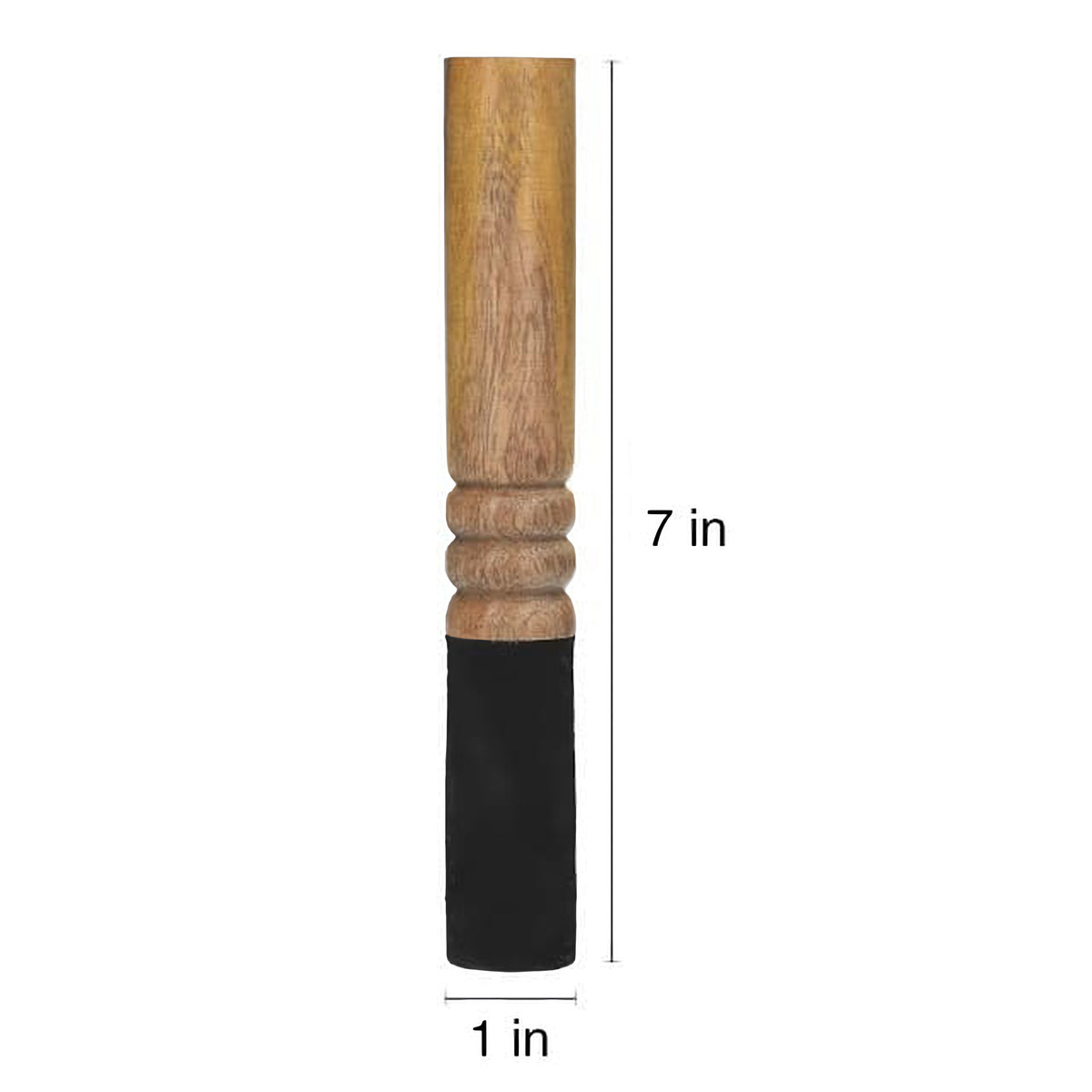 Tibetan singing bowl mallet No. 4 dimensions