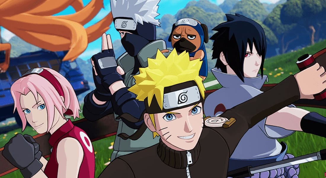 Naruto with his friends