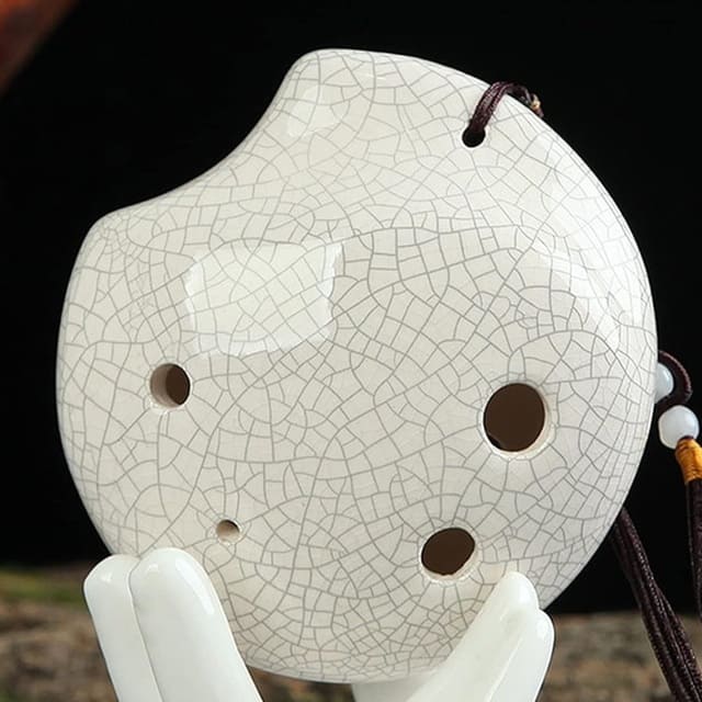 White Chinese ocarina