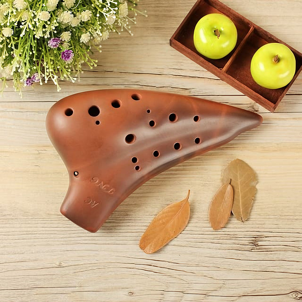 Double-chamber ocarina presentation