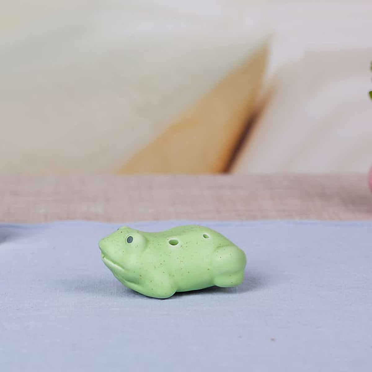 Ocarina grenouille vert clair