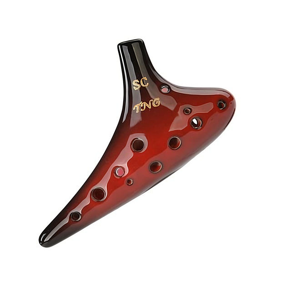 Red ocarina soprano C
