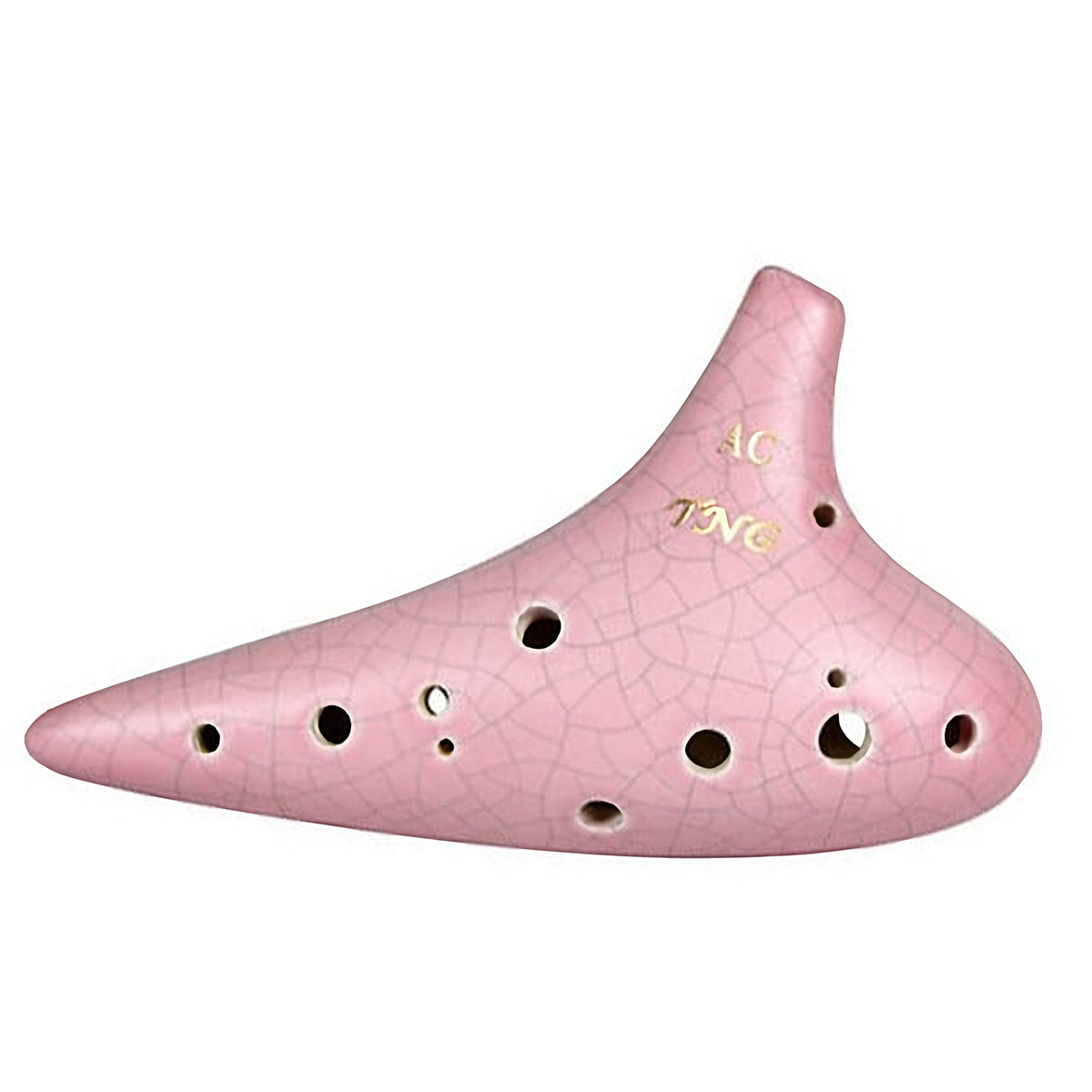 Pink traditional ocarina