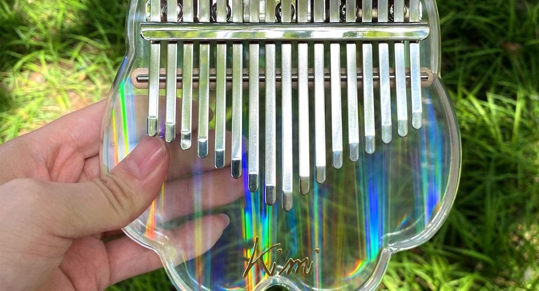 A rainbow kalimba by Kimi