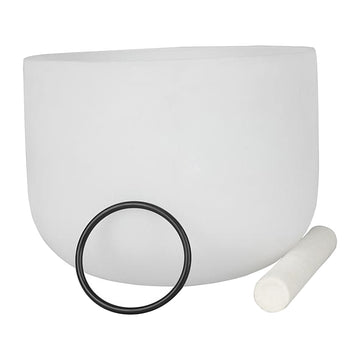 Frosted Crystal Singing Bowl