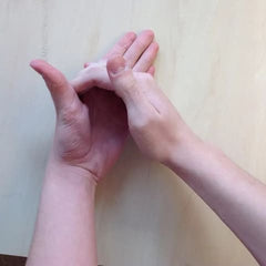 Step 3 hands shaped like a cone