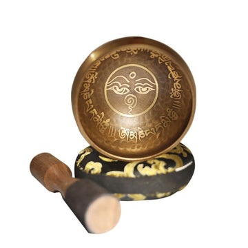 Engraved Tibetan Singing Bowl
