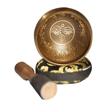 Engraved Tibetan Singing Bowl