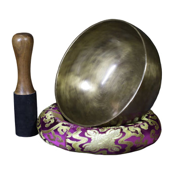 Hand-hammered Tibetan singing bowl