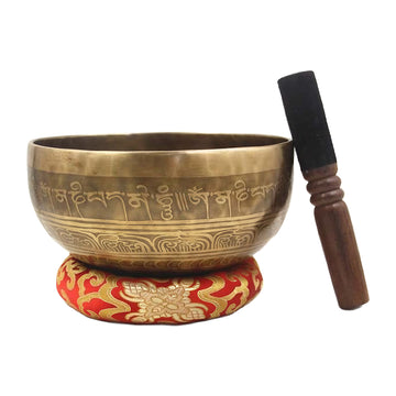 Tibetan singing bowl for relaxation and sleep