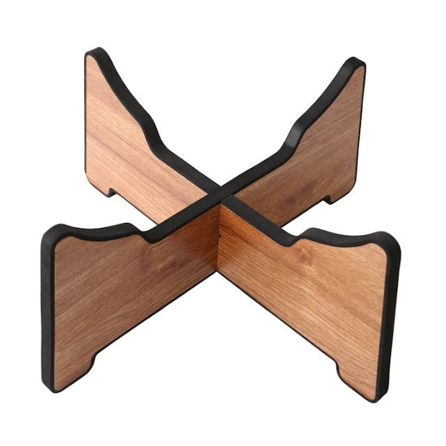 Tongue drum présentoir bois
