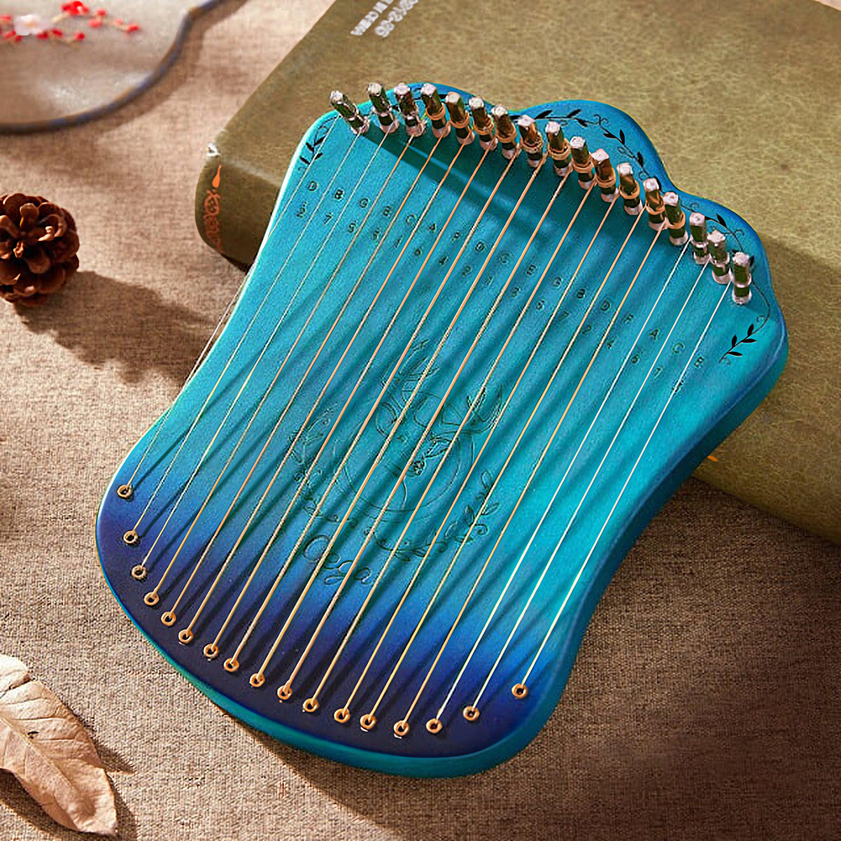 Harpika instrument bleu