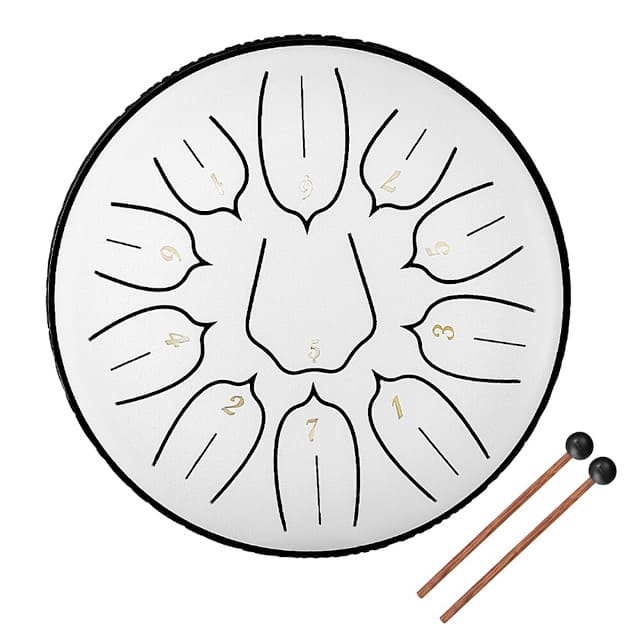 Steel tongue drum