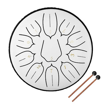 Steel tongue drum