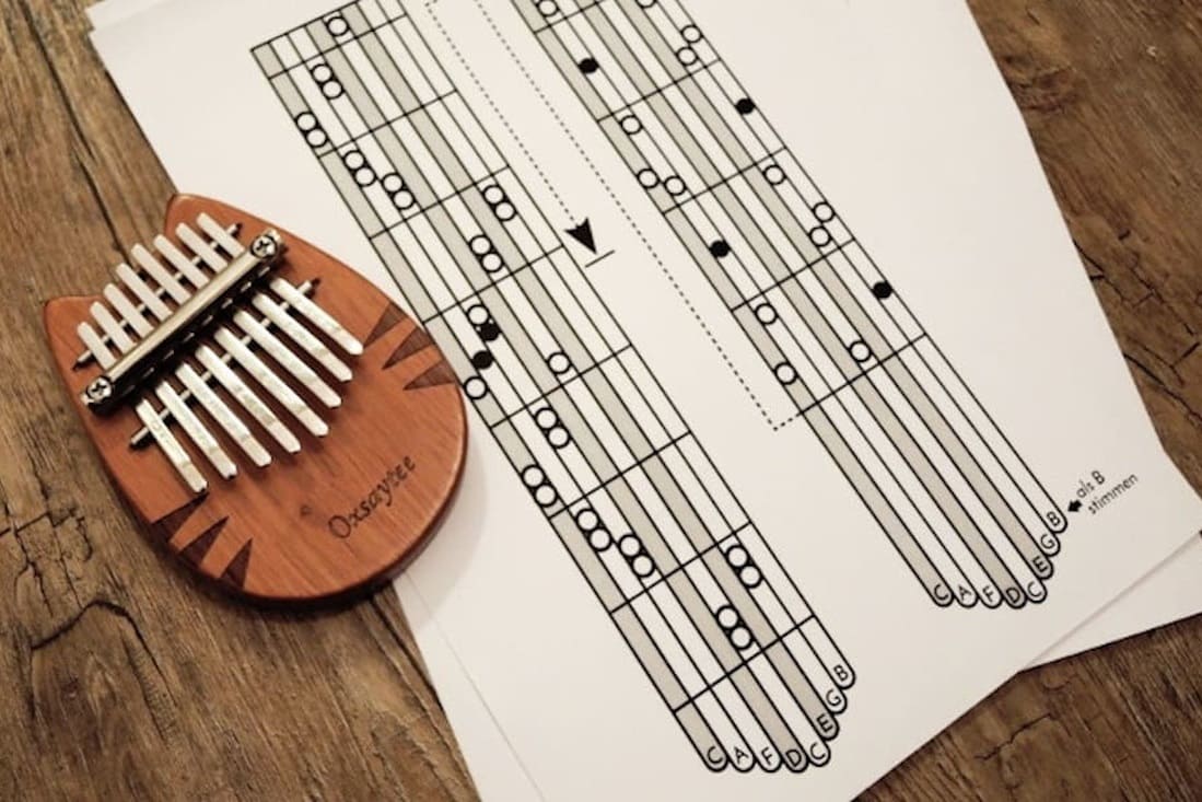 Comment lire parfaitement une partition de kalimba ?