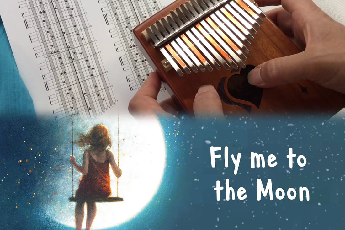 Partition Kalimba Fly Me To The Moon Frank Sinatra