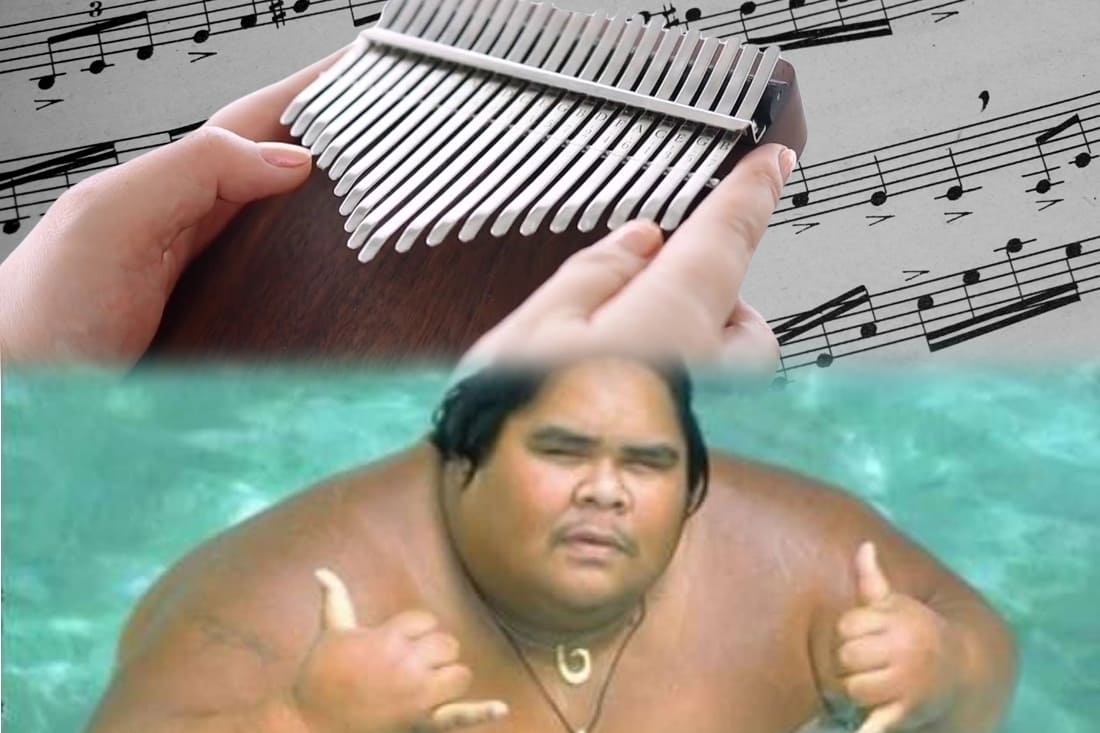 Partition Kalimba Over The Rainbow