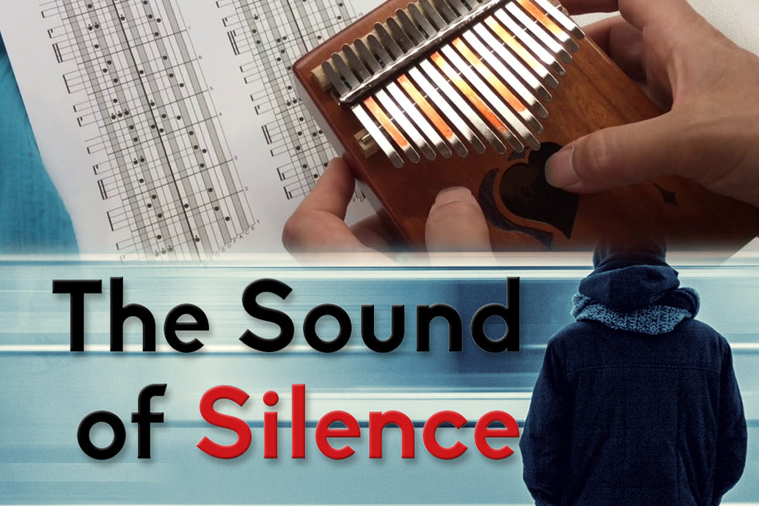 Partition Kalimba Sound of Silence