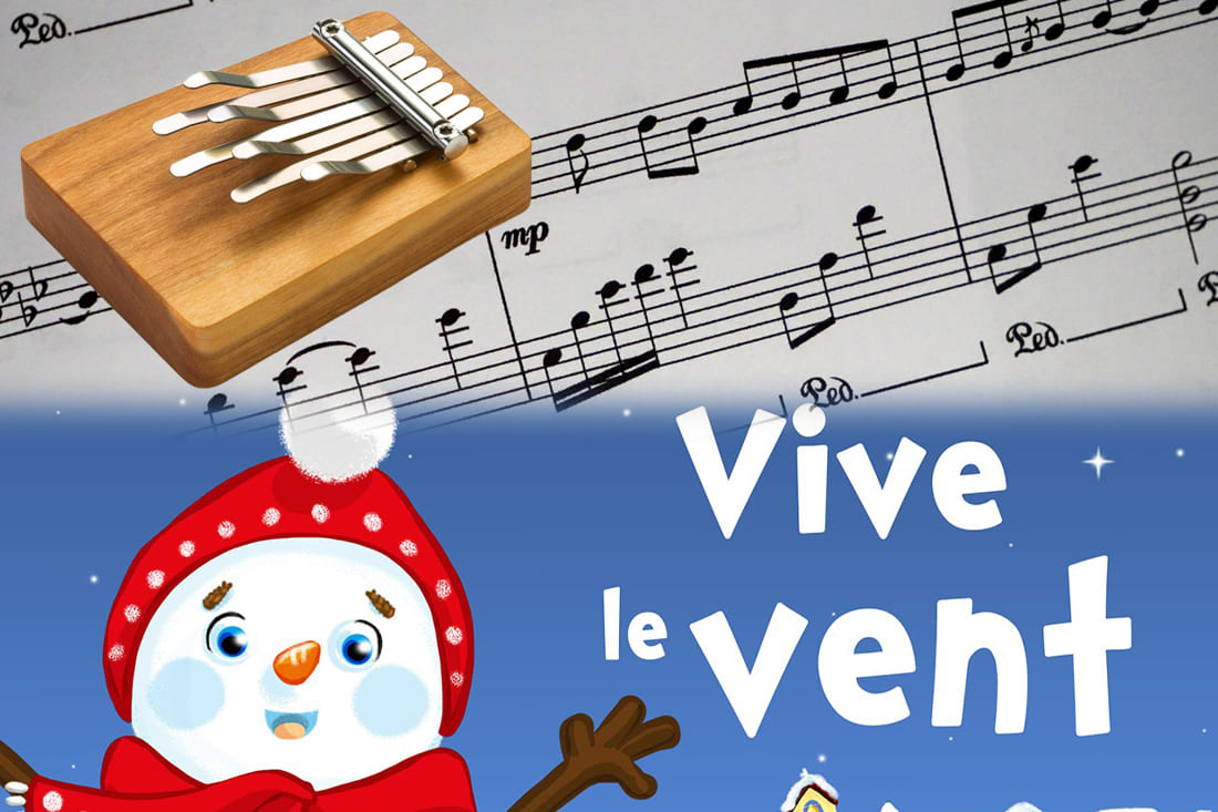 Partition Kalimba Vive Le Vent Jingle Bells