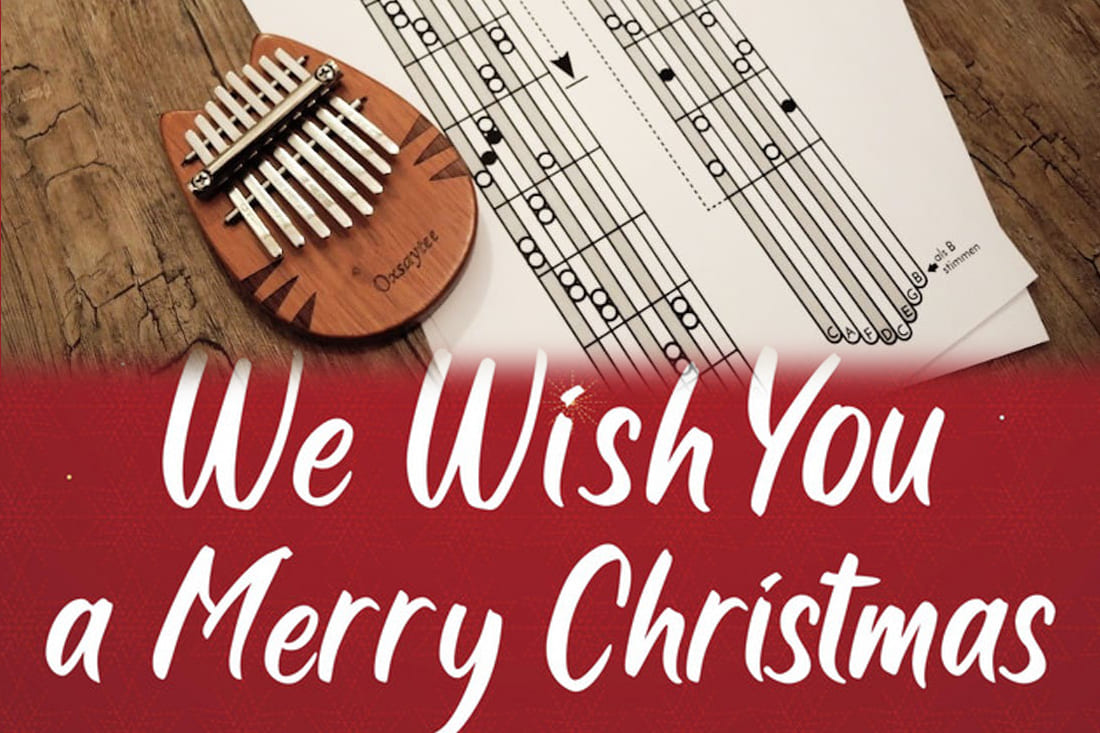 Partition Kalimba We Wish You A Merry Christmas