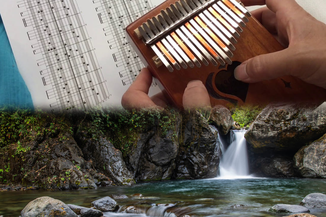 Partition Kalimba Yiruma River Flows In You