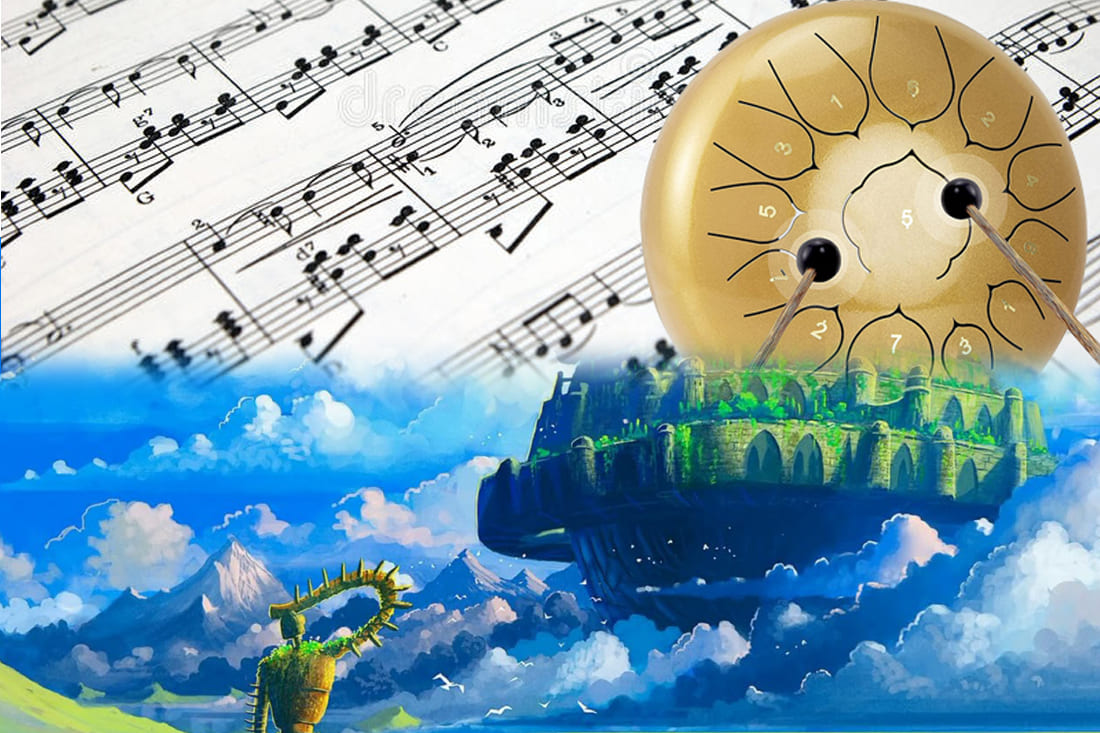 Partition Tongue Drum Castle In The Sky Carrying You