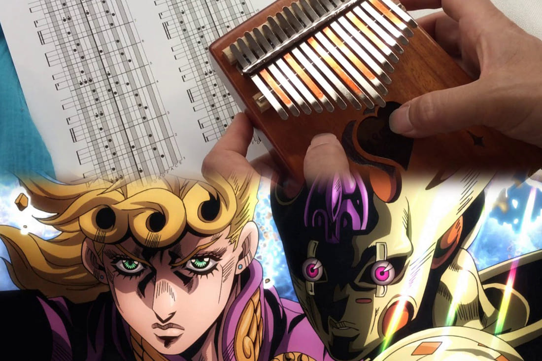 Partition kalimba Jojo's Bizarre Adventure Golden Wind