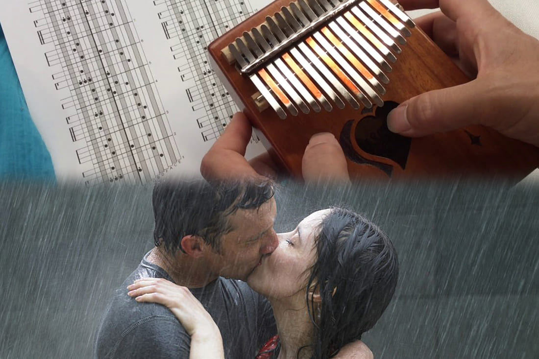 Partition kalimba Kiss The Rain Yiruma