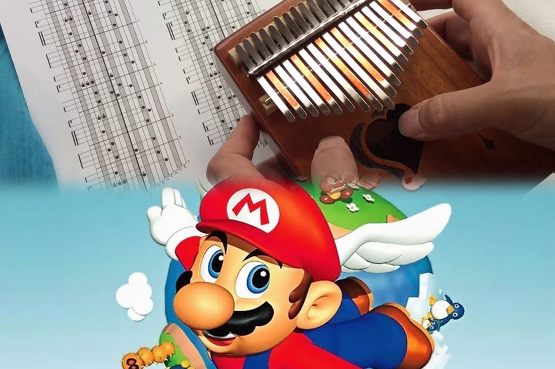 Partition kalimba Super Mario