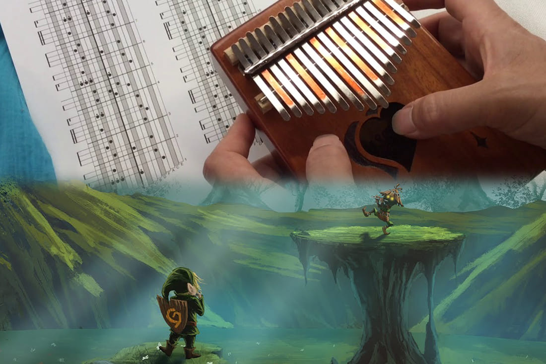 Partition kalimba Zelda Lost Woods