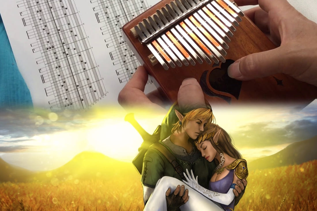 Partition kalimba Zelda's Lullaby