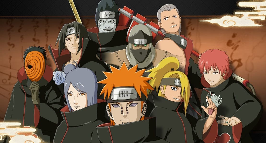 All members of the Akatsuki, Naruto's enemies
