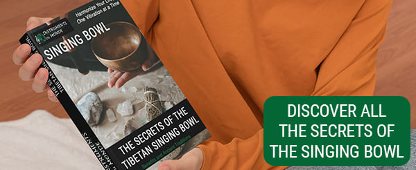 Banner for a book about the Tibetan singing bowl