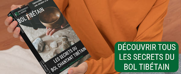 Bannière pour un Livre sur le Bol Tibétain