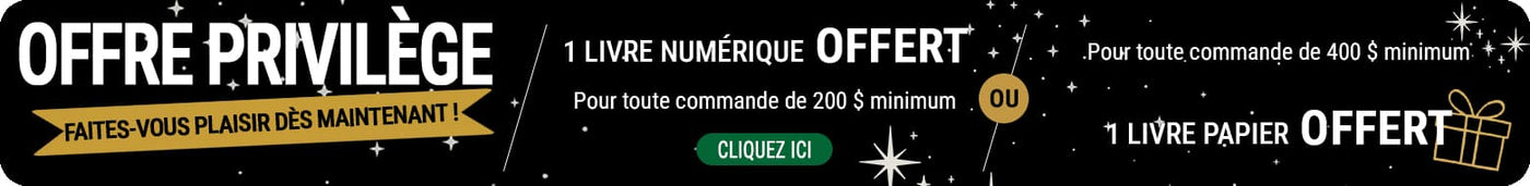 Bannière offre privilège pour desktop au Canada