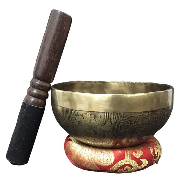 Bol Tibétain 7 Métaux Fait Main