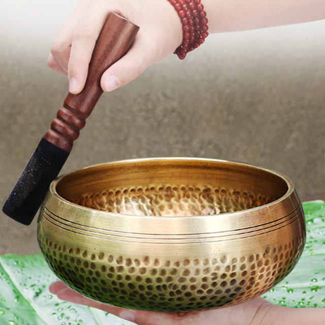 Bol tibétain do avec bâton