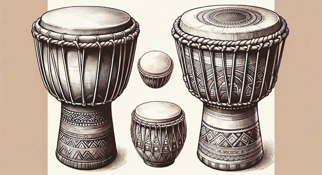 A djembe sketch