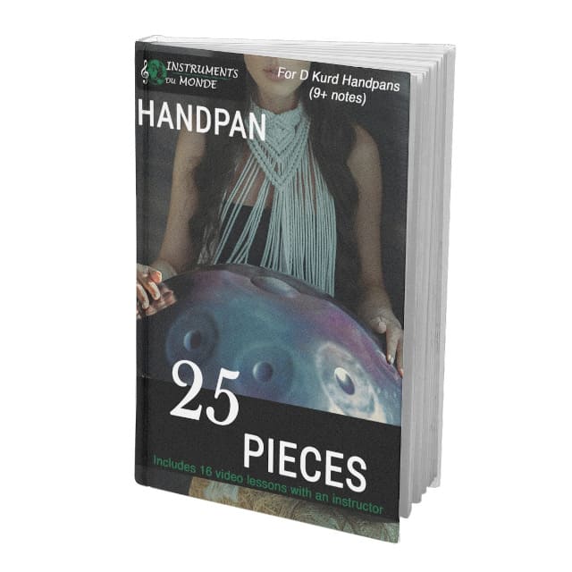Handpan sheet music book and video course