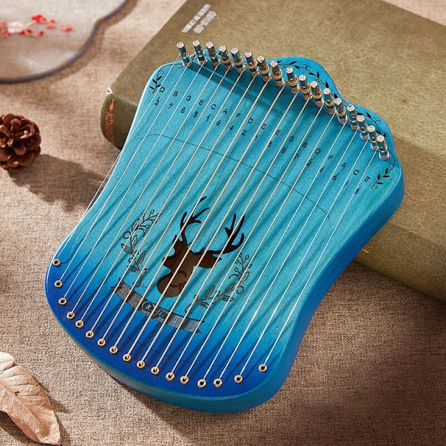 Blue Harpika 17 strings