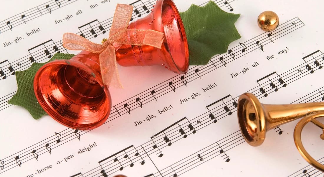 Jingle Bells sheet music with bells
