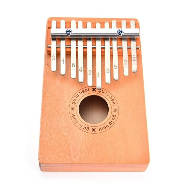 Kalimba with 10 tines