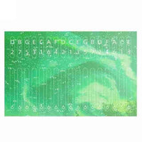 Kalimba autocollants Design Ciel Vert