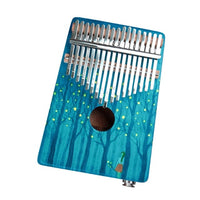 Kalimba avec prise jack Design Nuit dans la forêt