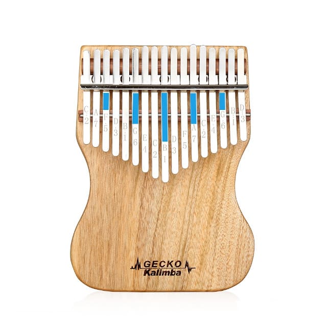 Gecko K17CAP kalimba close-up